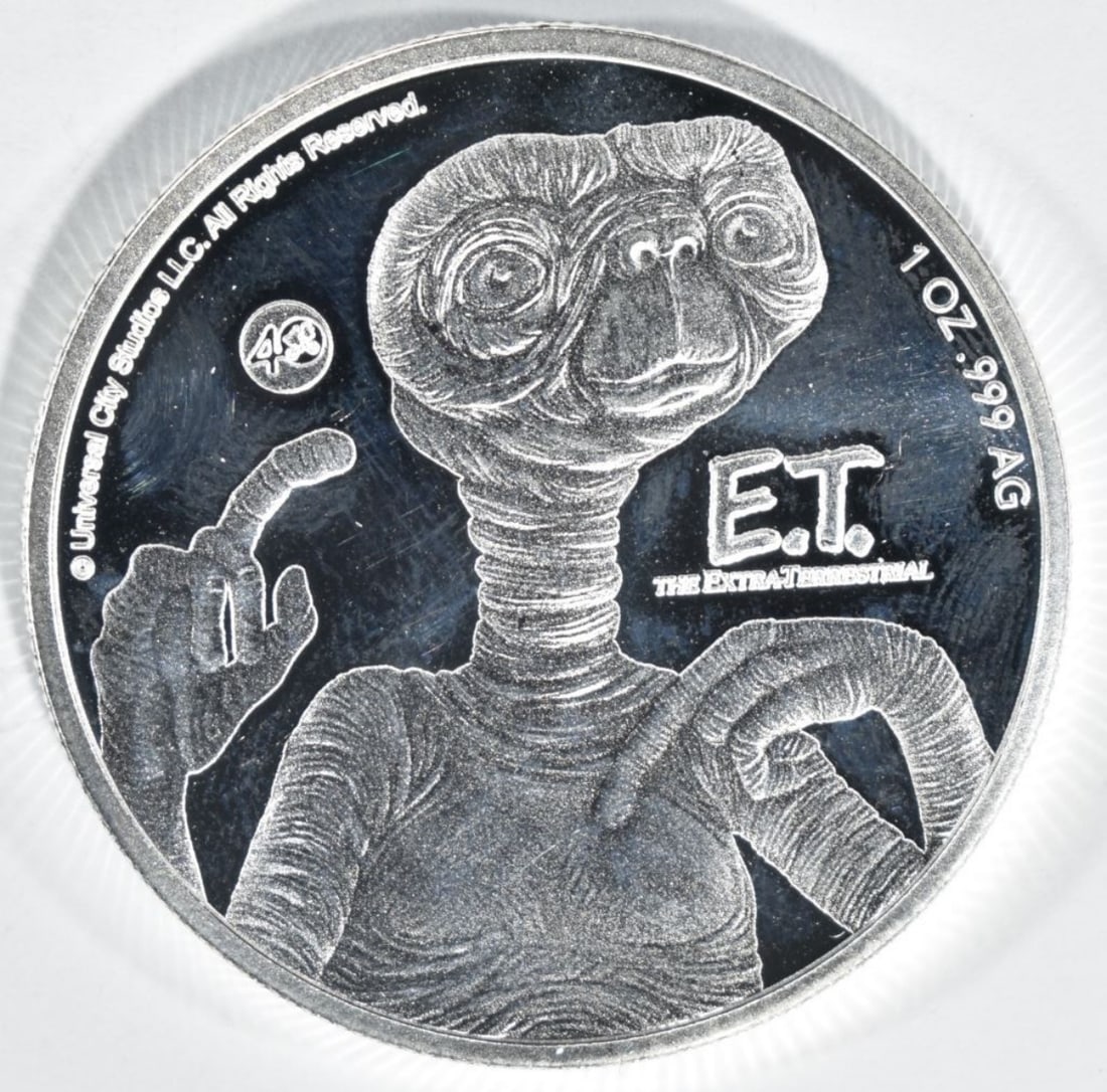 2022 E.T. 1oz Silver Round: Your #1 shop for all things collectible.