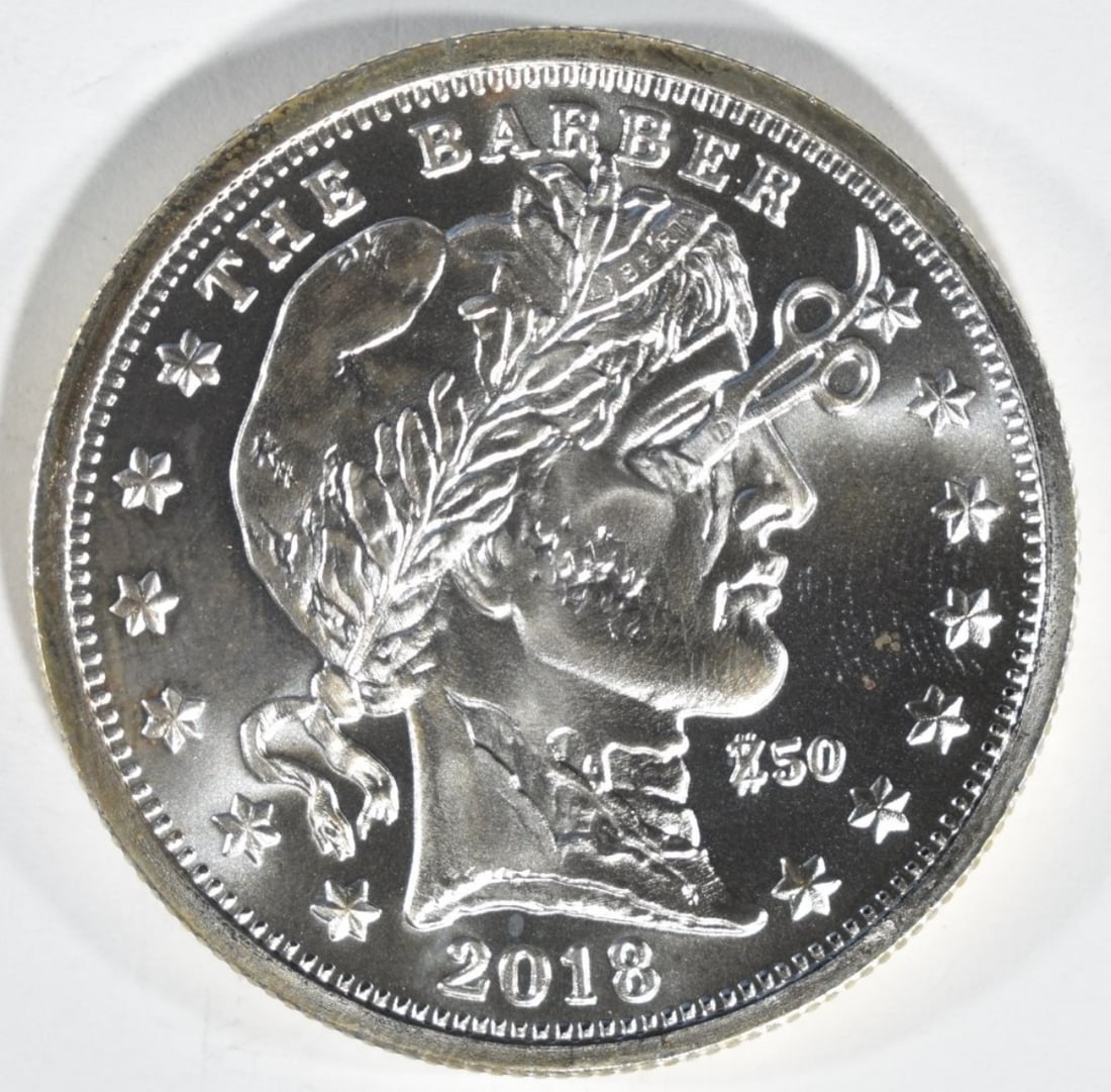 1oz Silver Zombucks-The Barber (1 of 2)