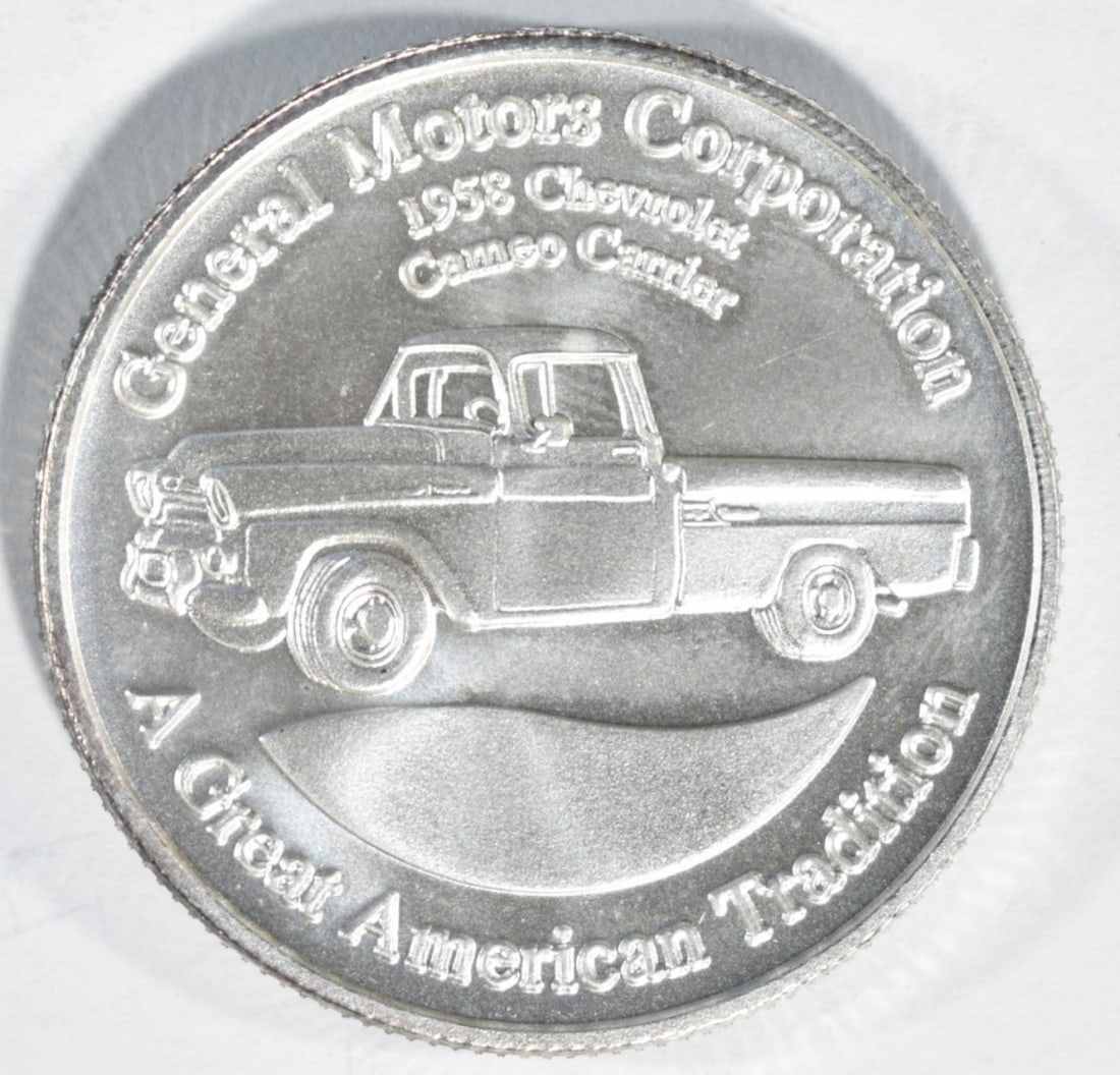 1/2oz GM Corp- 1858 Cameo Carrier Silver Round: Your #1 shop for all things collectible.