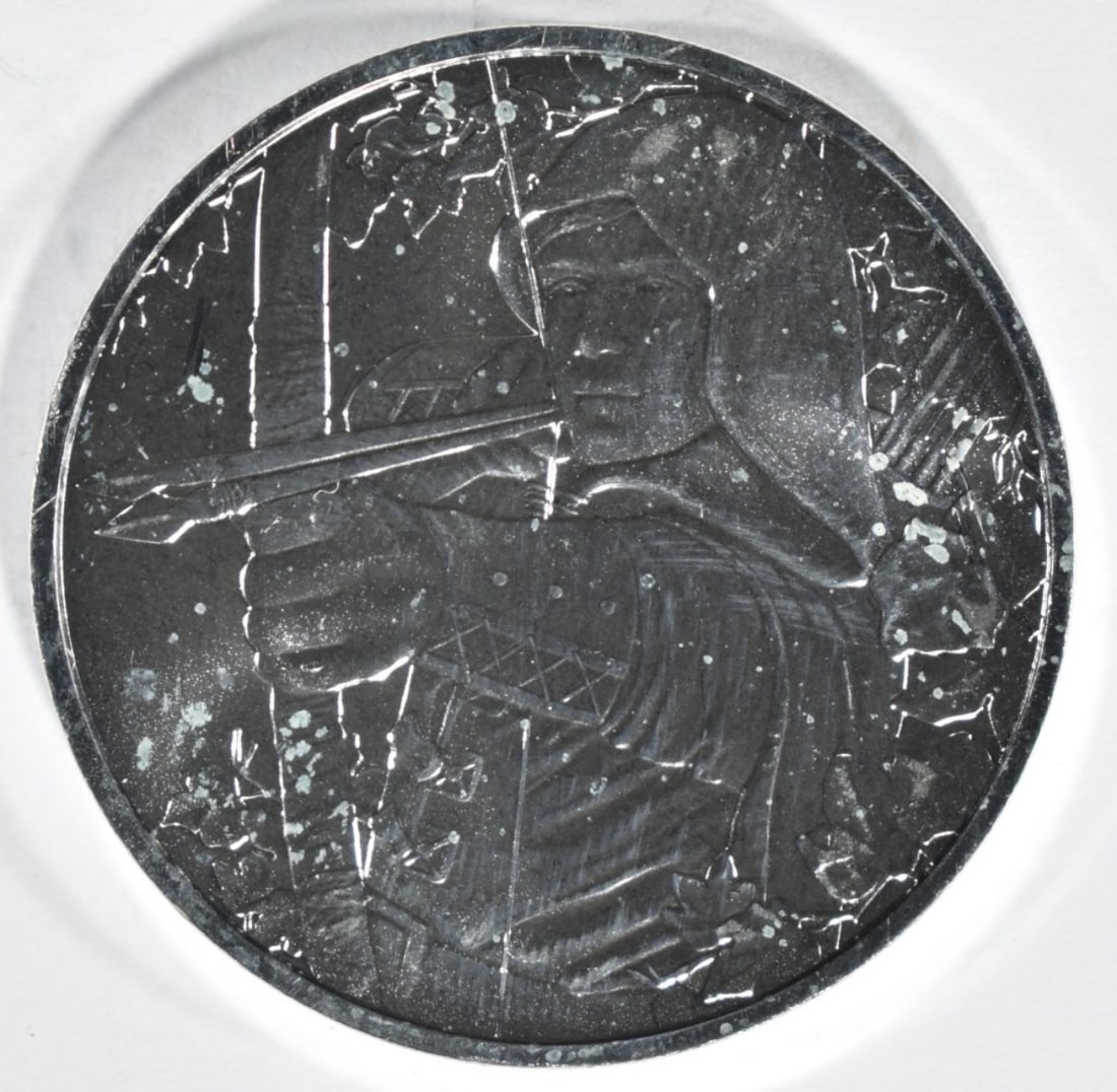 1oz Robin Hood Silver Round: Bid with Vintage Auctions!