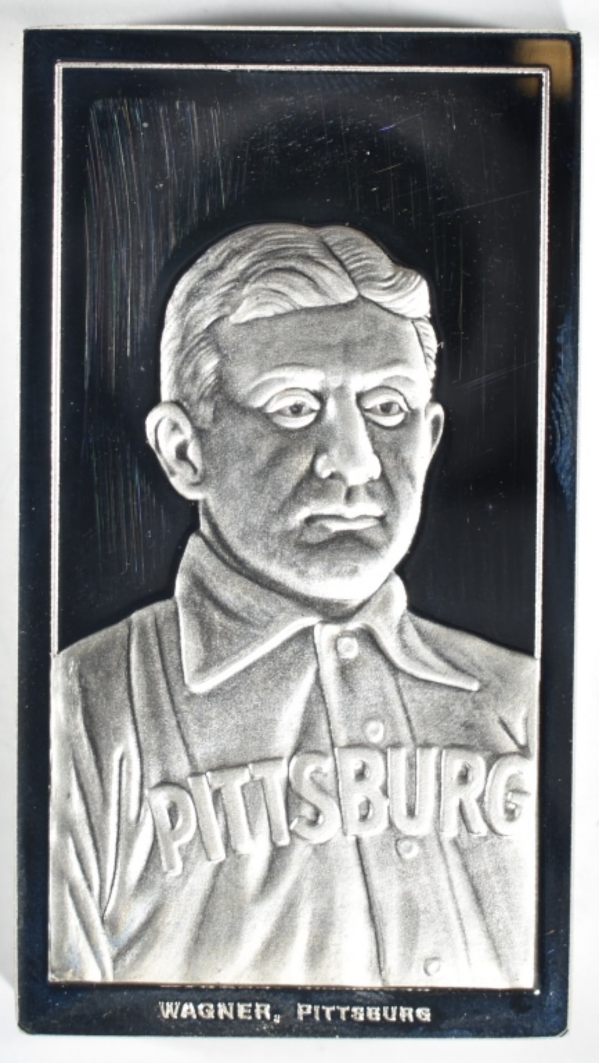 8oz Baseball Silver Bar- Honrus Wagner (1 of 2)