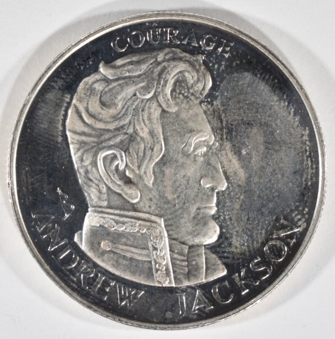 Andrew Jackson Silver Round 240 Grains: Follow us on Facebook, Instagram, X, and TikTok.