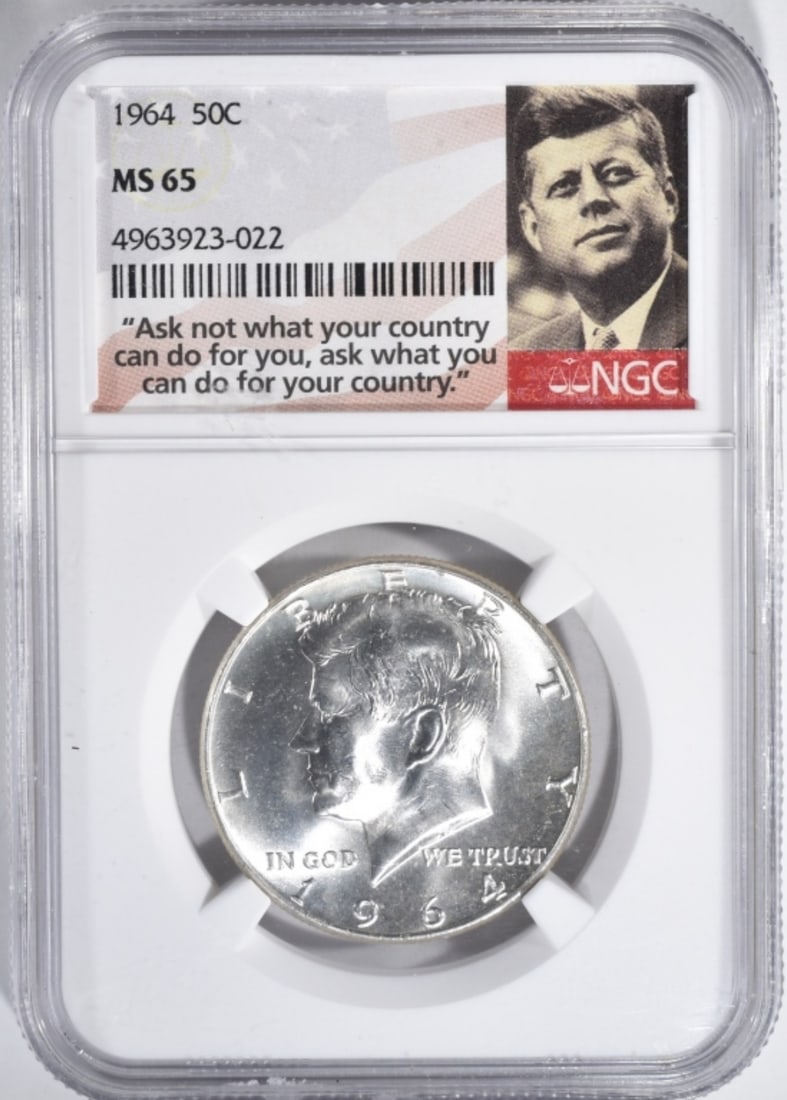 1964 Kennedy Half, NGC MS-65 (1 of 2)