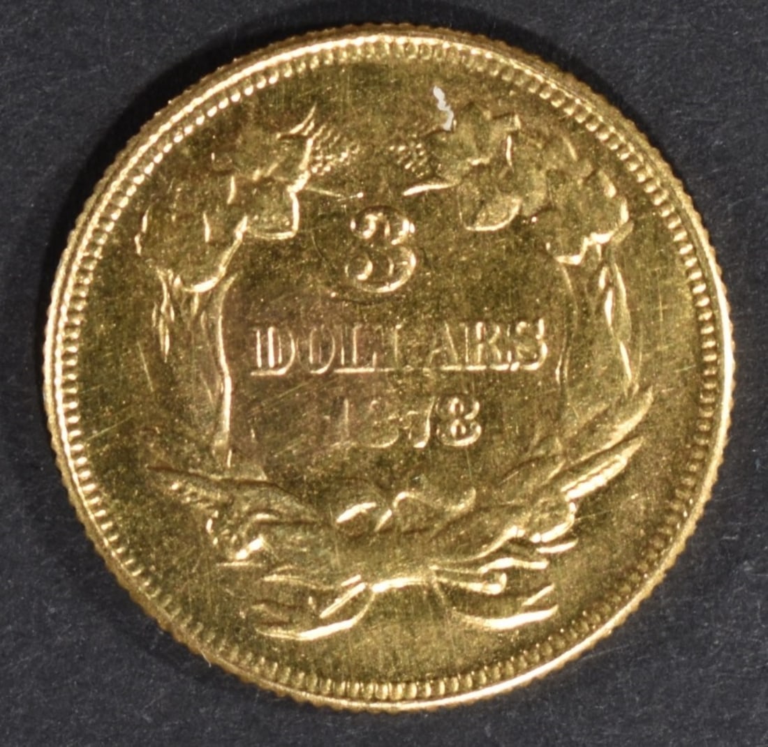 1878 $3 Gold - 2