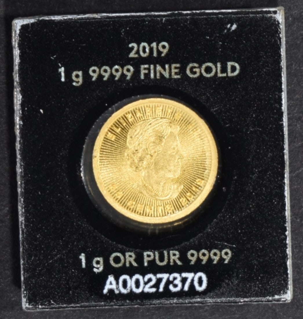 2019 1 Gram Silver Canada Maple Leaf - 2