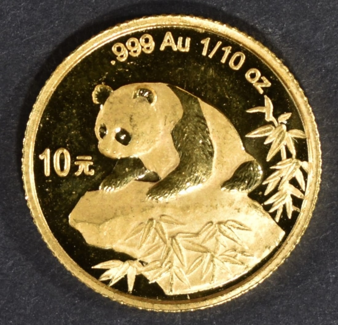 1998 1/10oz Gold China Panda (1 of 2)
