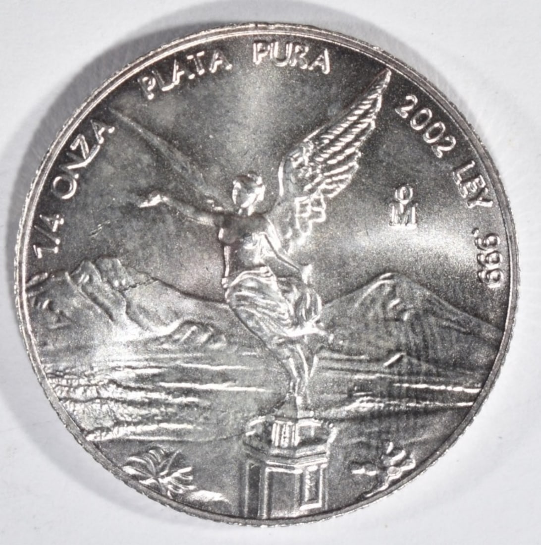 1/4oz Mexico Silver Libertad: Bid with Vintage Auctions!