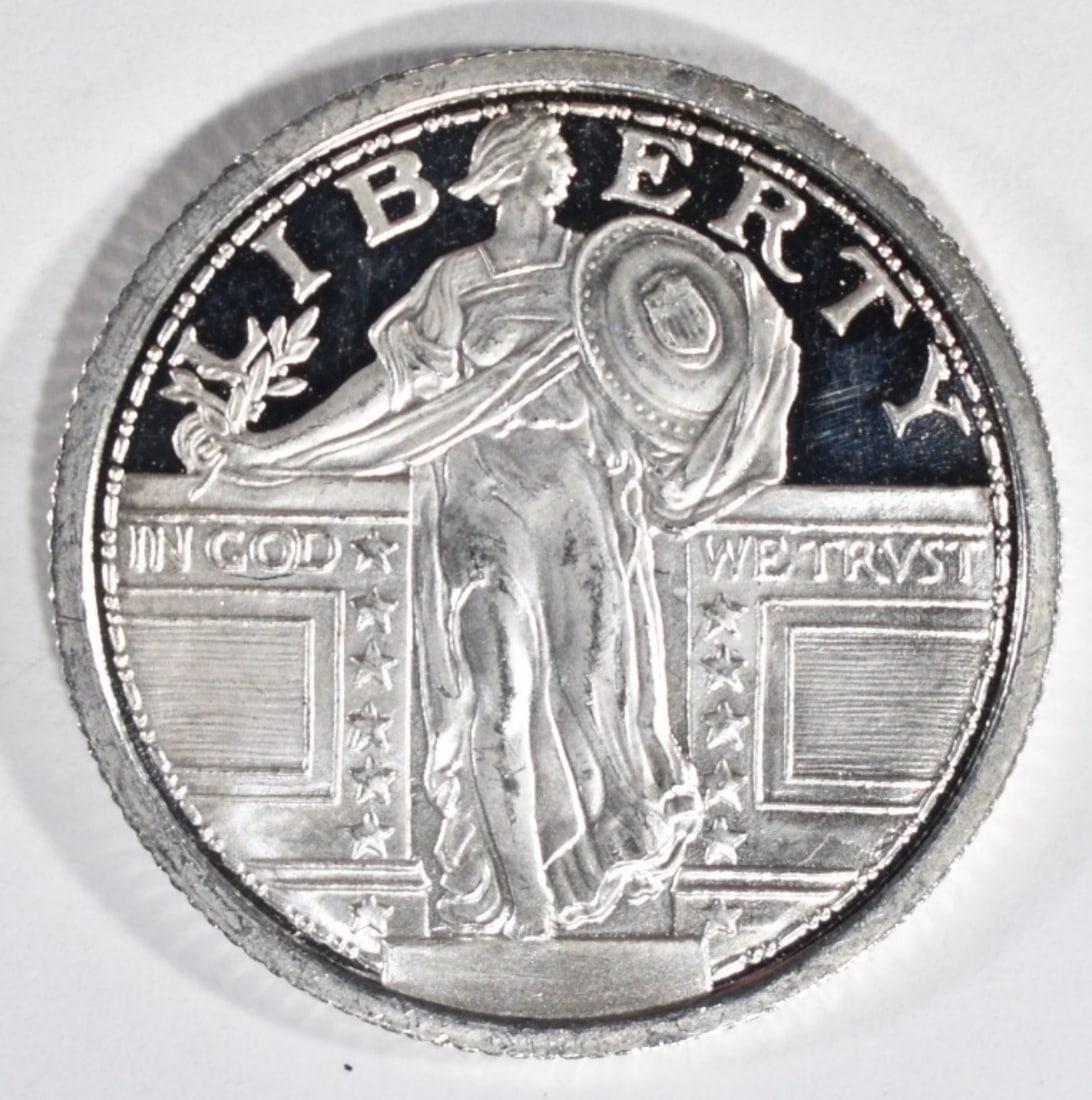 1/4oz Silver Standing Liberty Quarter (1 of 2)