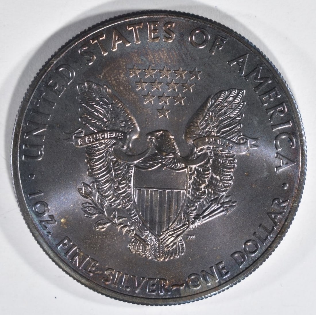 2015 Am Silver Eagle, Rainbow Toned - 2