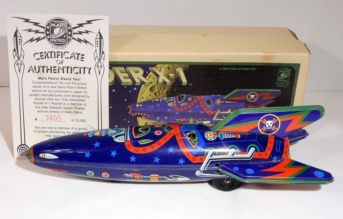 1998 Mars Patrol Friction Raider X-1 Rocket (1 of 6)