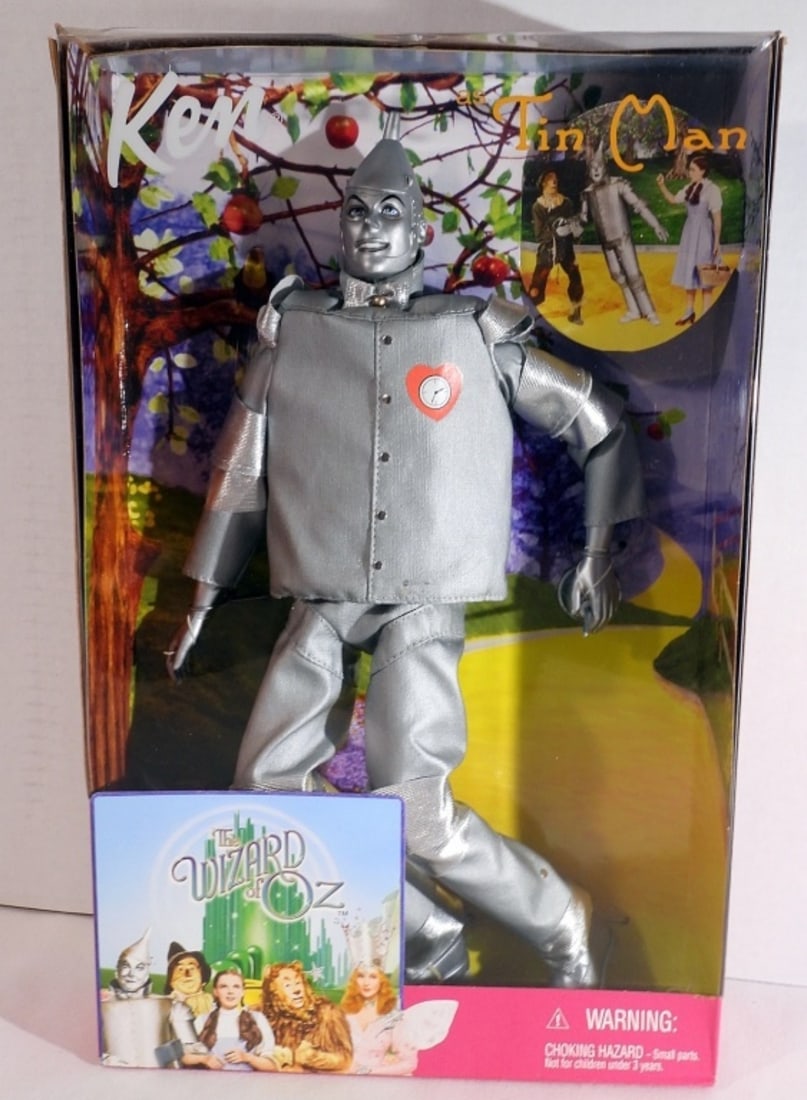 Ken The Wizard Of Oz Tin Man 1999: Still sealed in it original box. Made by Mattel 1999.