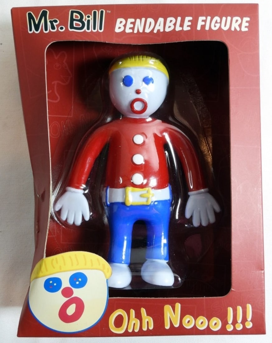 Mr. Bill Bendable Figure Ohh Nooo!!! 2007: Still sealed in it original box. The box is dented on the side.