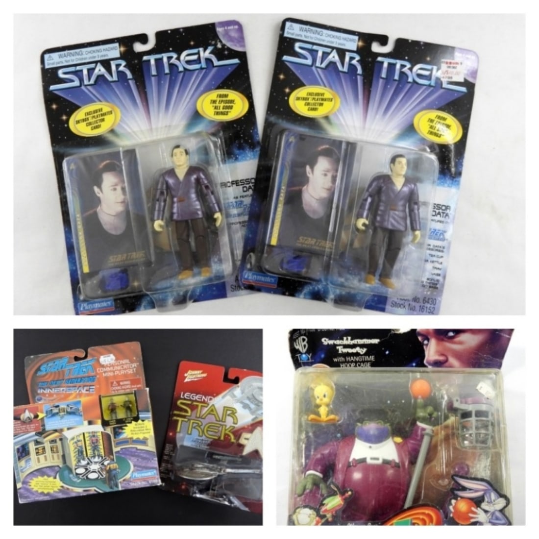 Sci-Fi Mixed Lot Space Jam & Star Trek (1 of 1)