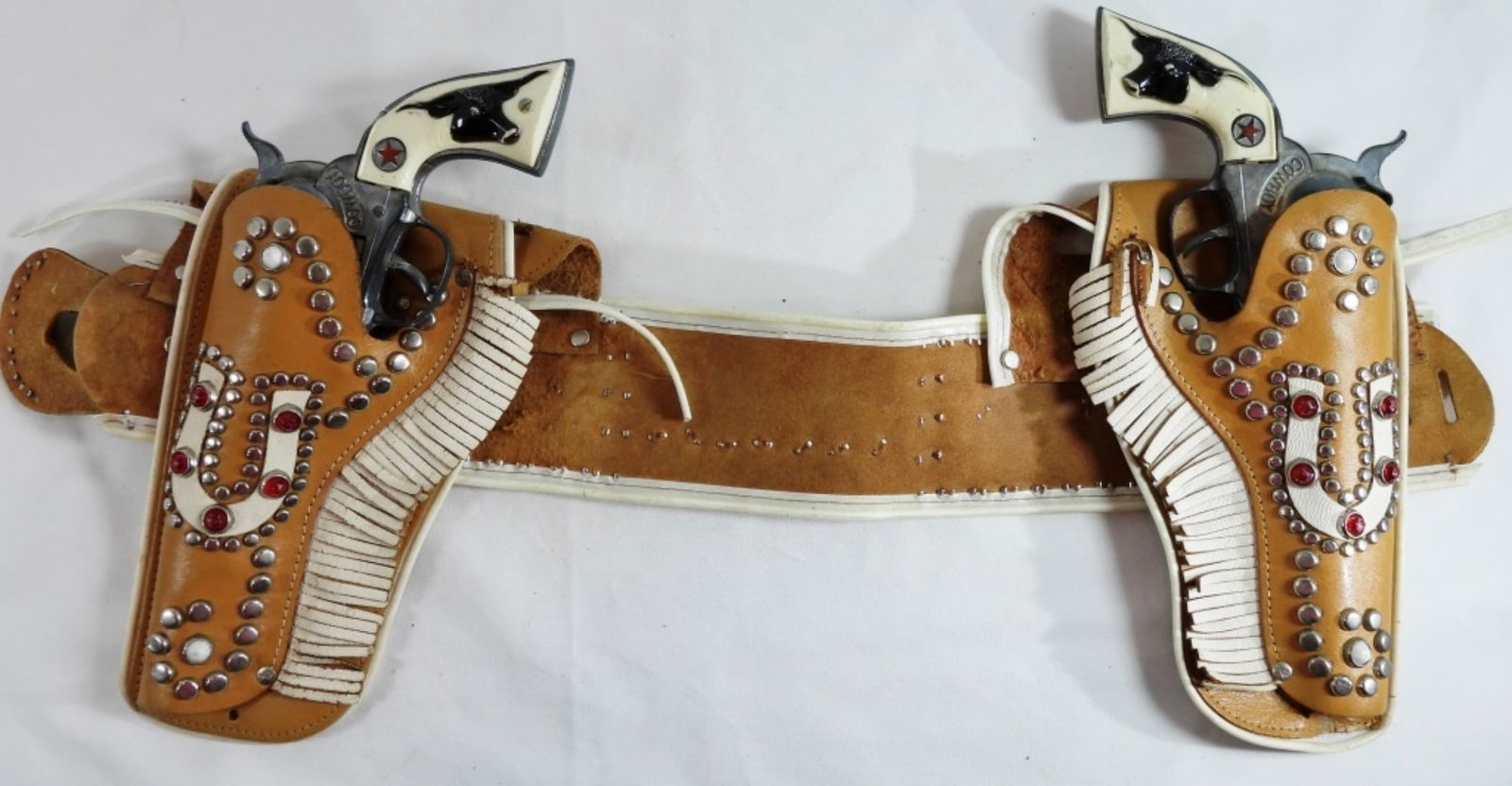 Hubley Smokin Texan Cap Gun With Holster (1 of 7)