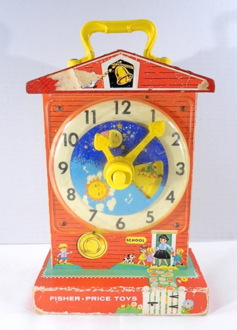 1969 Fisher Price Teaching Clock (1 of 3)