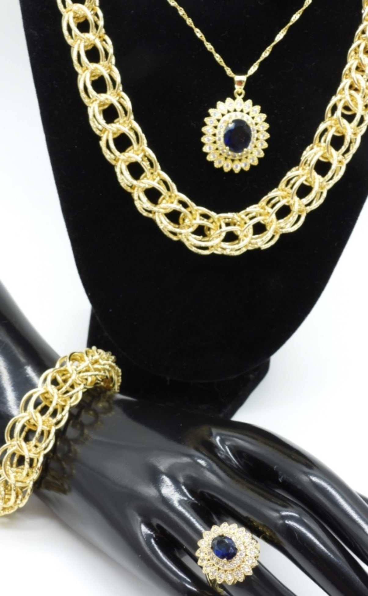 (2) Gold Tone Sets - 2