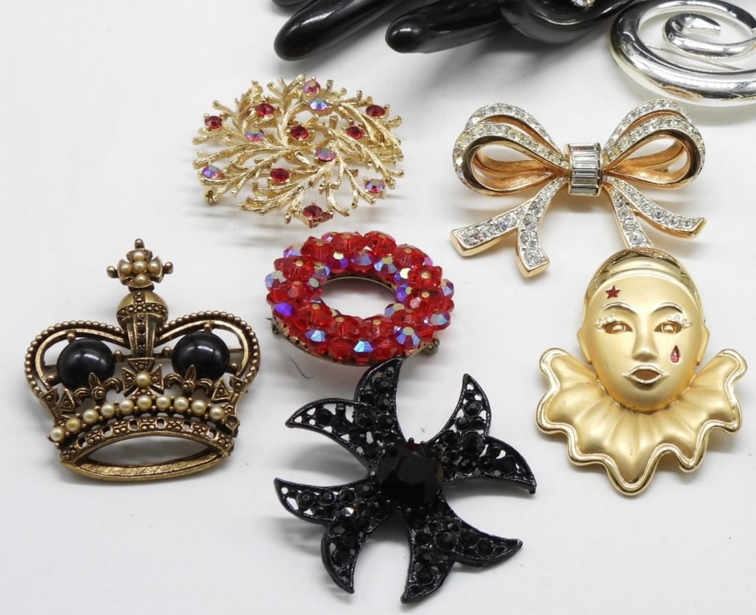 (11) Large Brooches - 2