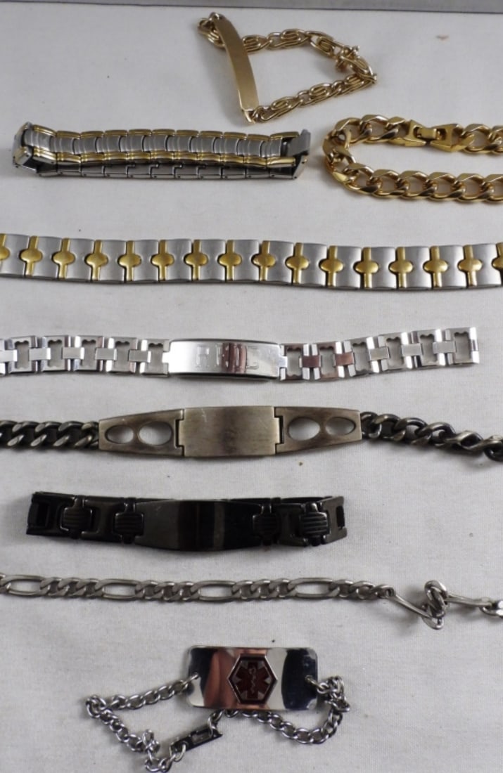 (10) Men's Bracelets - 2