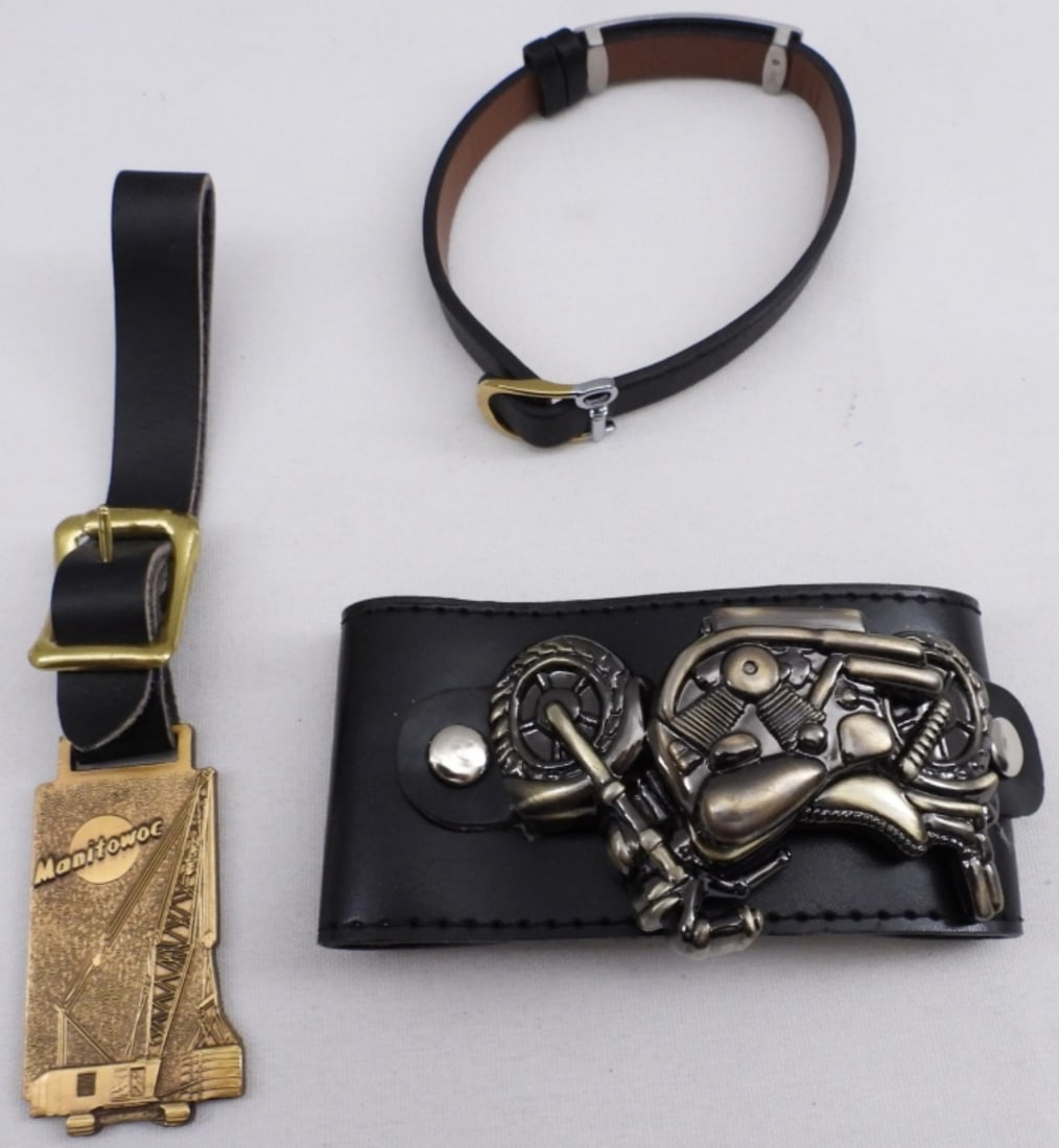 (3) Leather Style Bracelets/Watches (1 of 1)