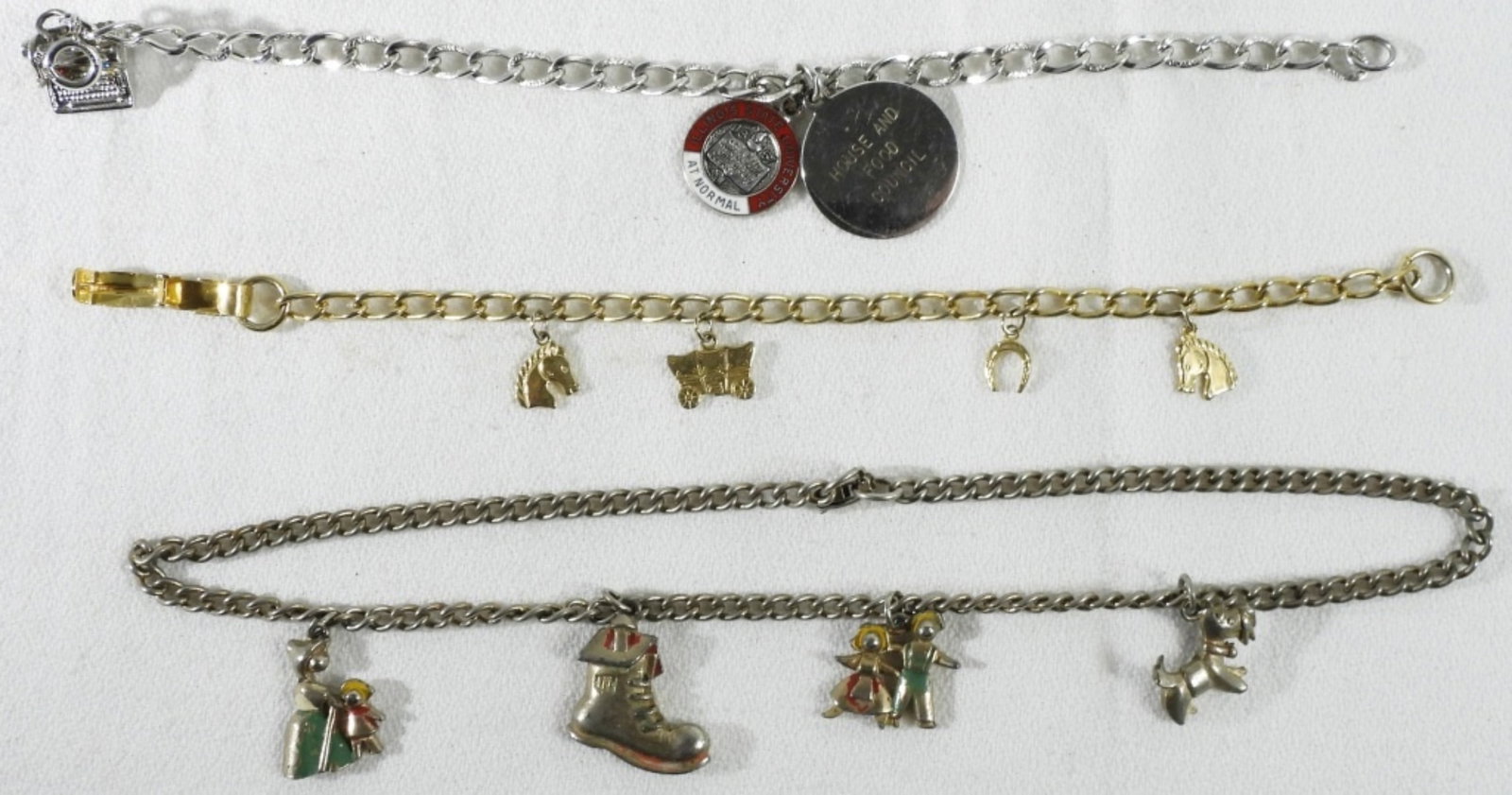 (2) Charm Bracelets & Necklace: Shop your number 1 Auction House today!