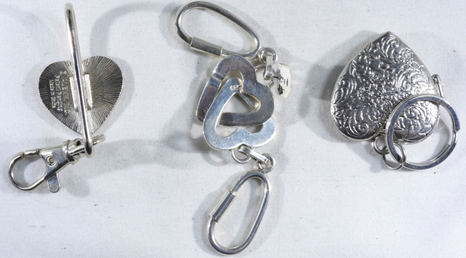 (4) Heart Key Chains - 2