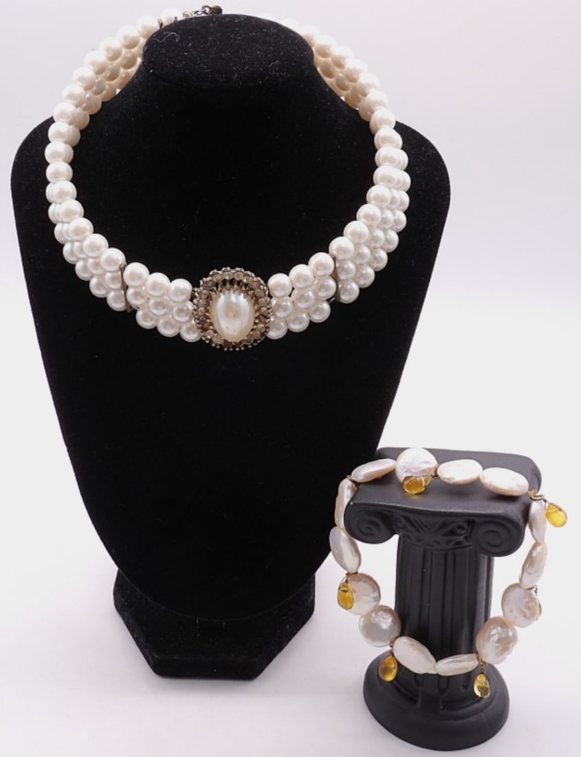 Faux Pearl Fashion Lot (1 of 1)