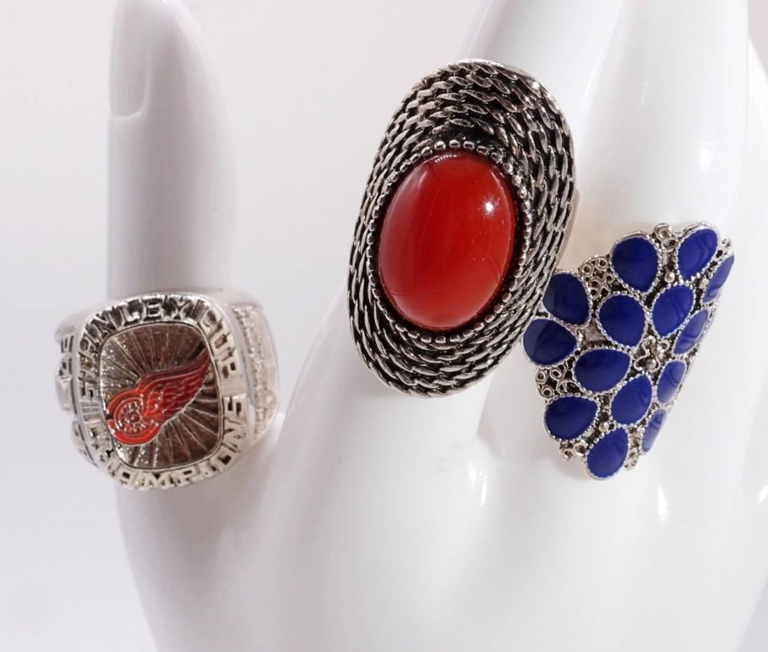 (3) Chunky Rings - 2