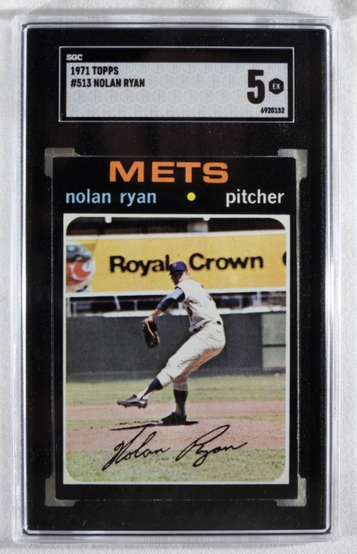 SGC 1971 TOPPS #513 Nolan Ryan 5 EX (1 of 2)