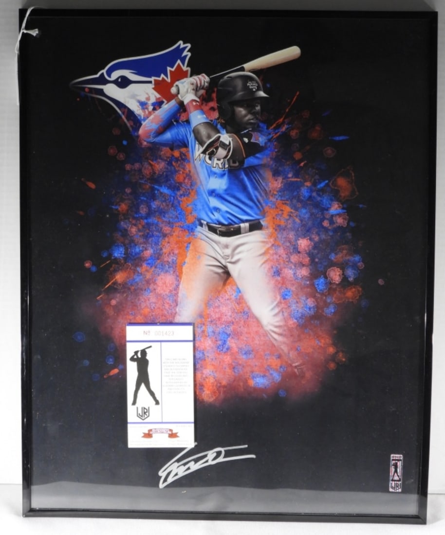 Vladimir Guerrero Jr Autograph Poster Blue Jays (1 of 3)