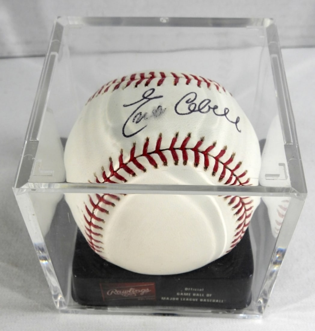 Enos Cabell Signed Baseball (1 of 4)