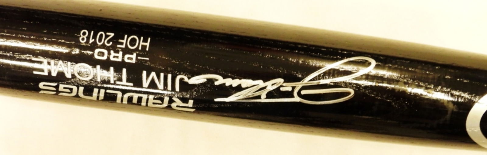 Jim Thome Autographed Baseball Bat - 3