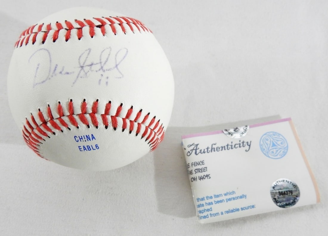 Autographed Drew Stubbs Baseball: With an unverified COA