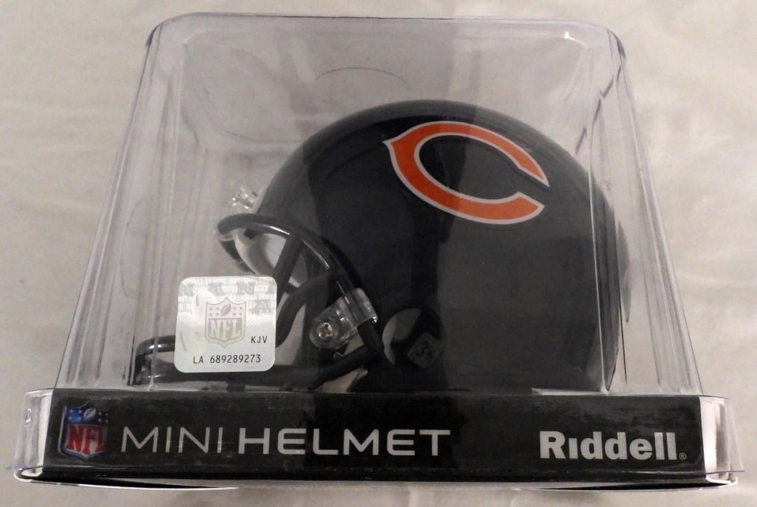 Signed Mini Helmet Mark Bortz (1 of 8)