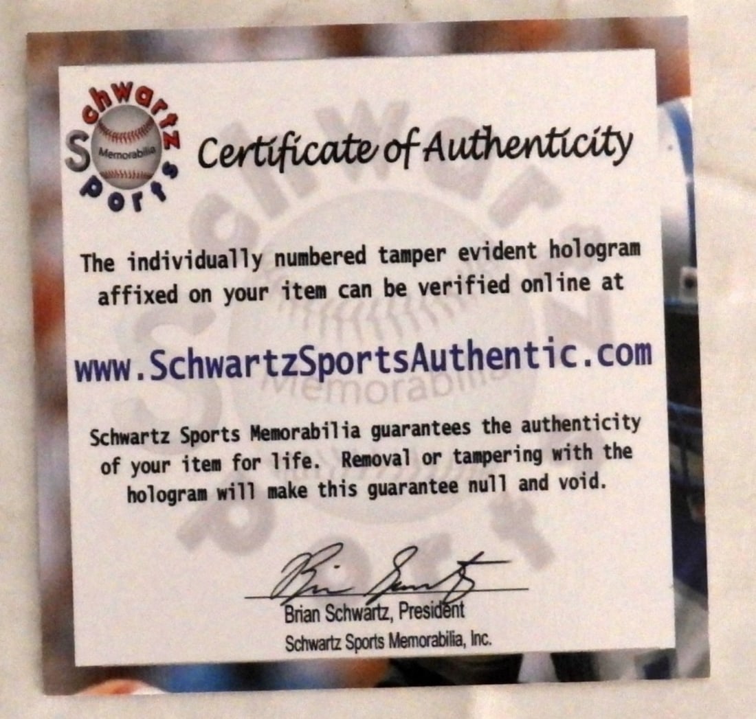 Signed Mini Helmet Mark Bortz - 7