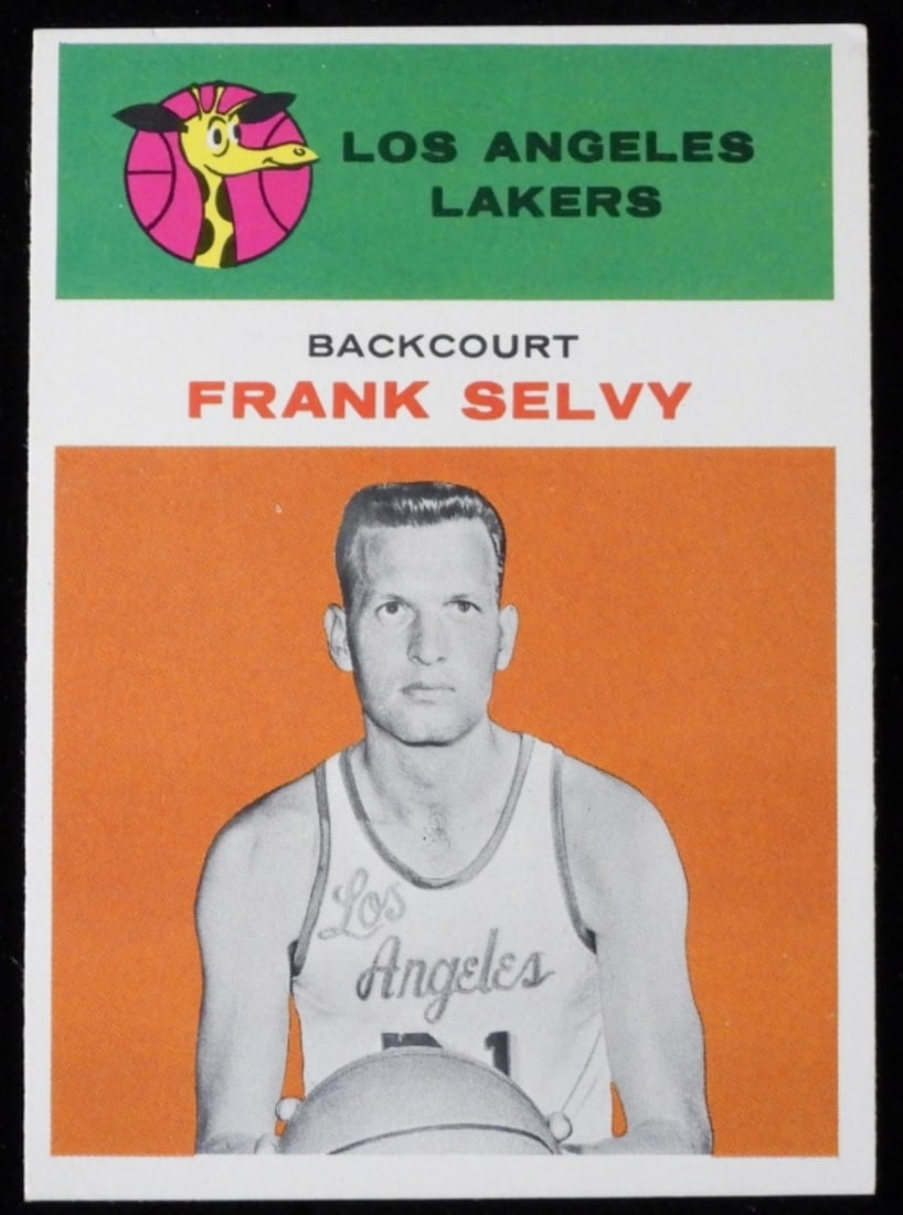 1961 Fleer #40 Frank Selvy: Very good condition, no creases