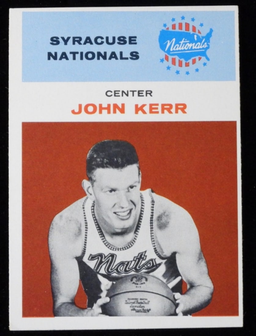 1961 Fleer #25 John Kerr: Very good condition, no creases