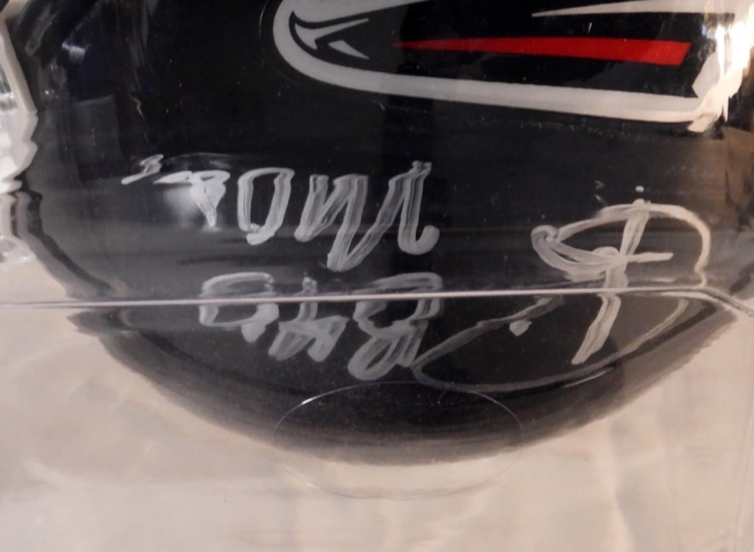 Signed Mini Helmet Andre Rison - 4