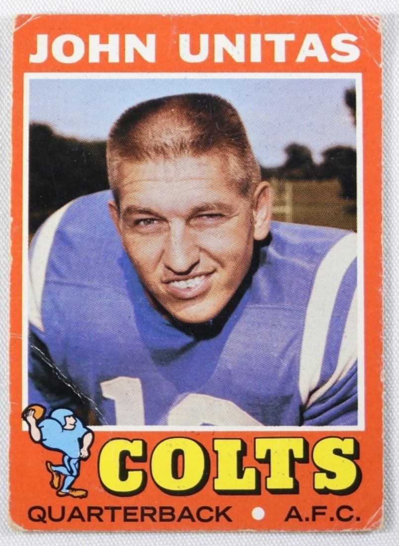 John Unitas TOPPS #1 1971 (1 of 2)