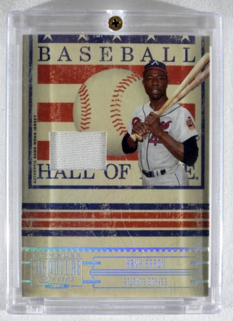 Signature Series 2005 Hank Aaron HOF-6: Get it while you can!