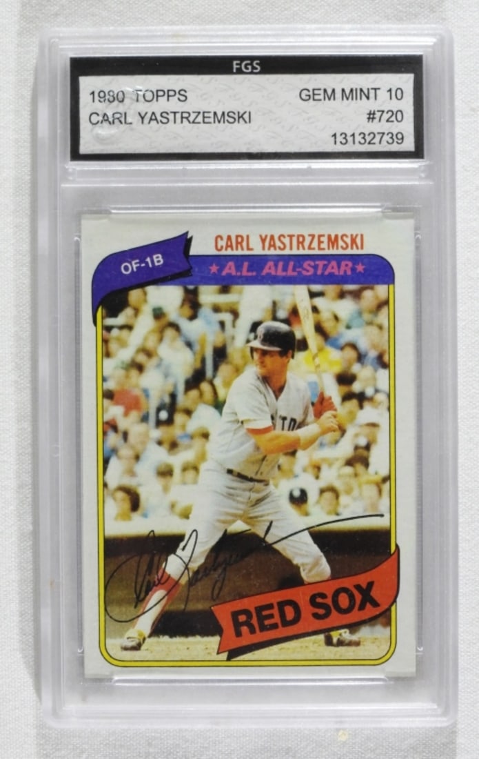TO)PPS Carl Yastrzemski Number 720: FGS GRADED GEM MINT 10