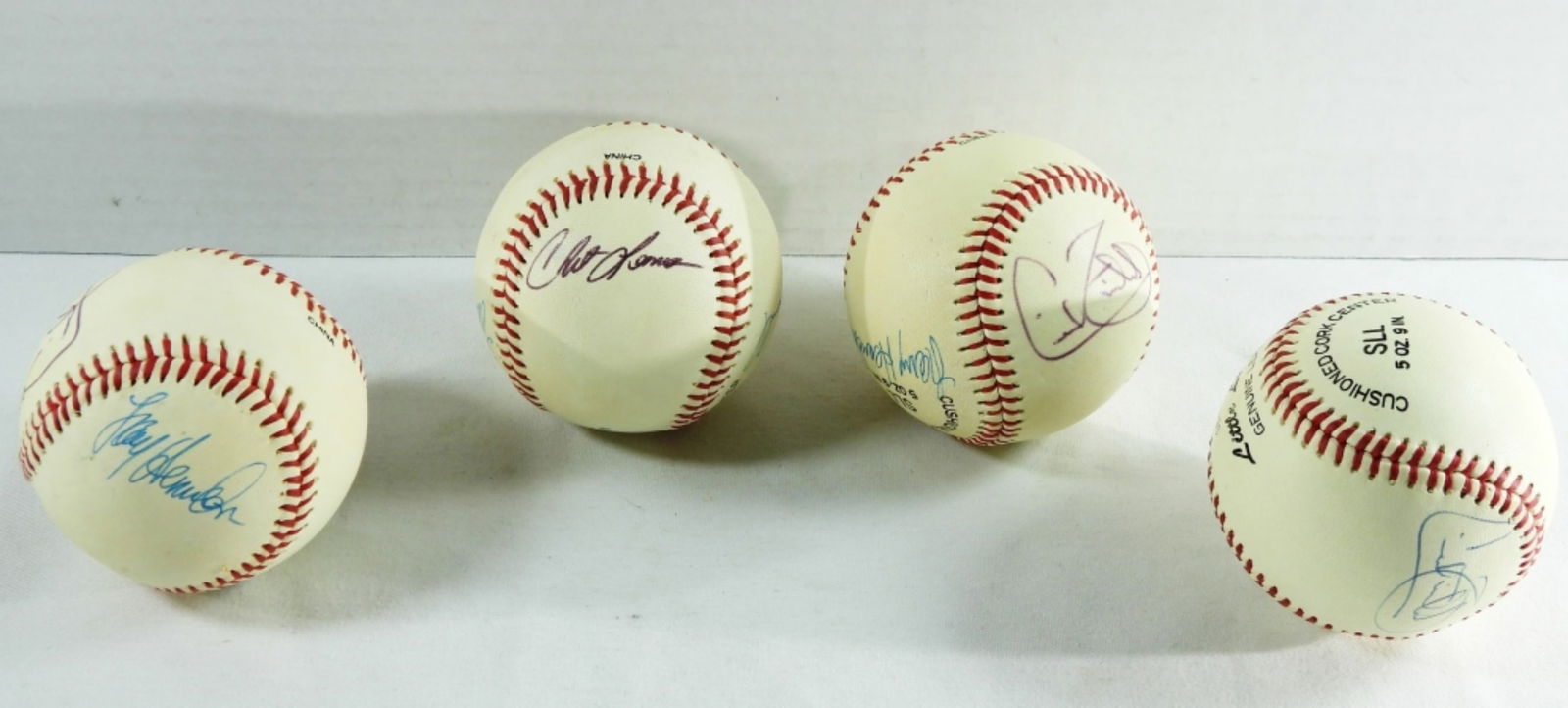 (4) Signed Baseballs (1 of 4)