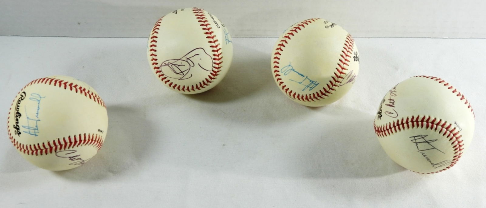 (4) Signed Baseballs - 2