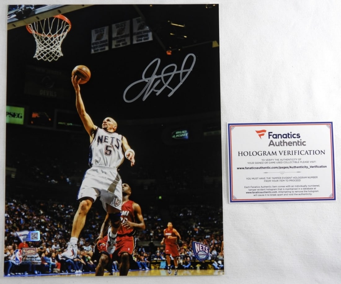 Jason Kidd Signed Photo: Fanatics verified, in good condition