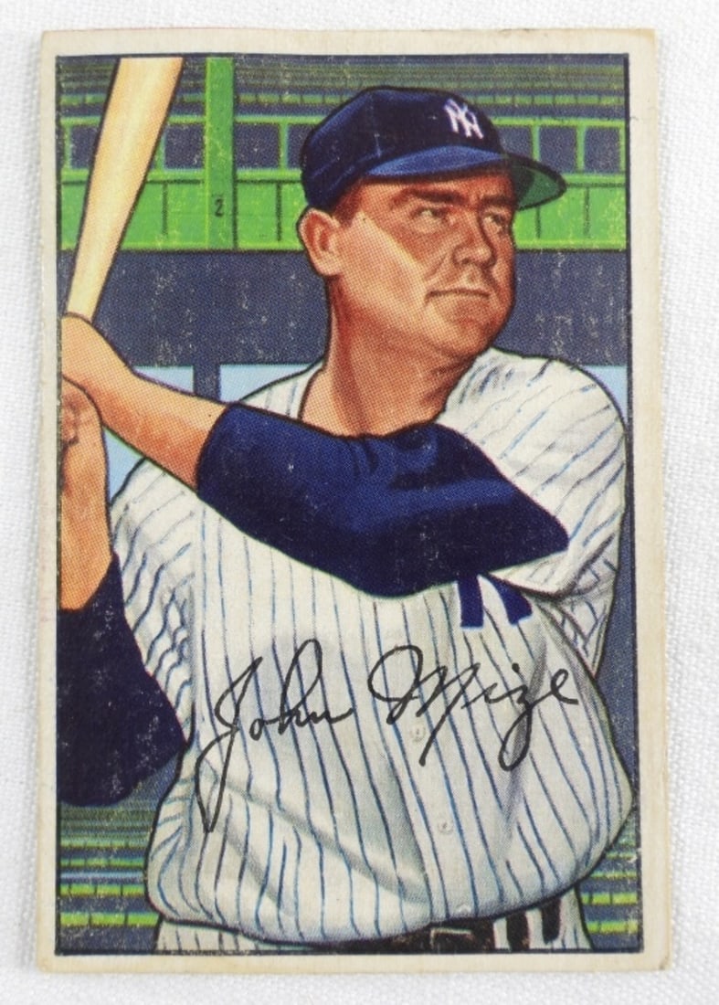Johnny Mize Bowman 1952 Card (1 of 2)