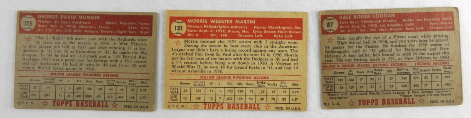 Baseball Cards TOPPS (3) - 2