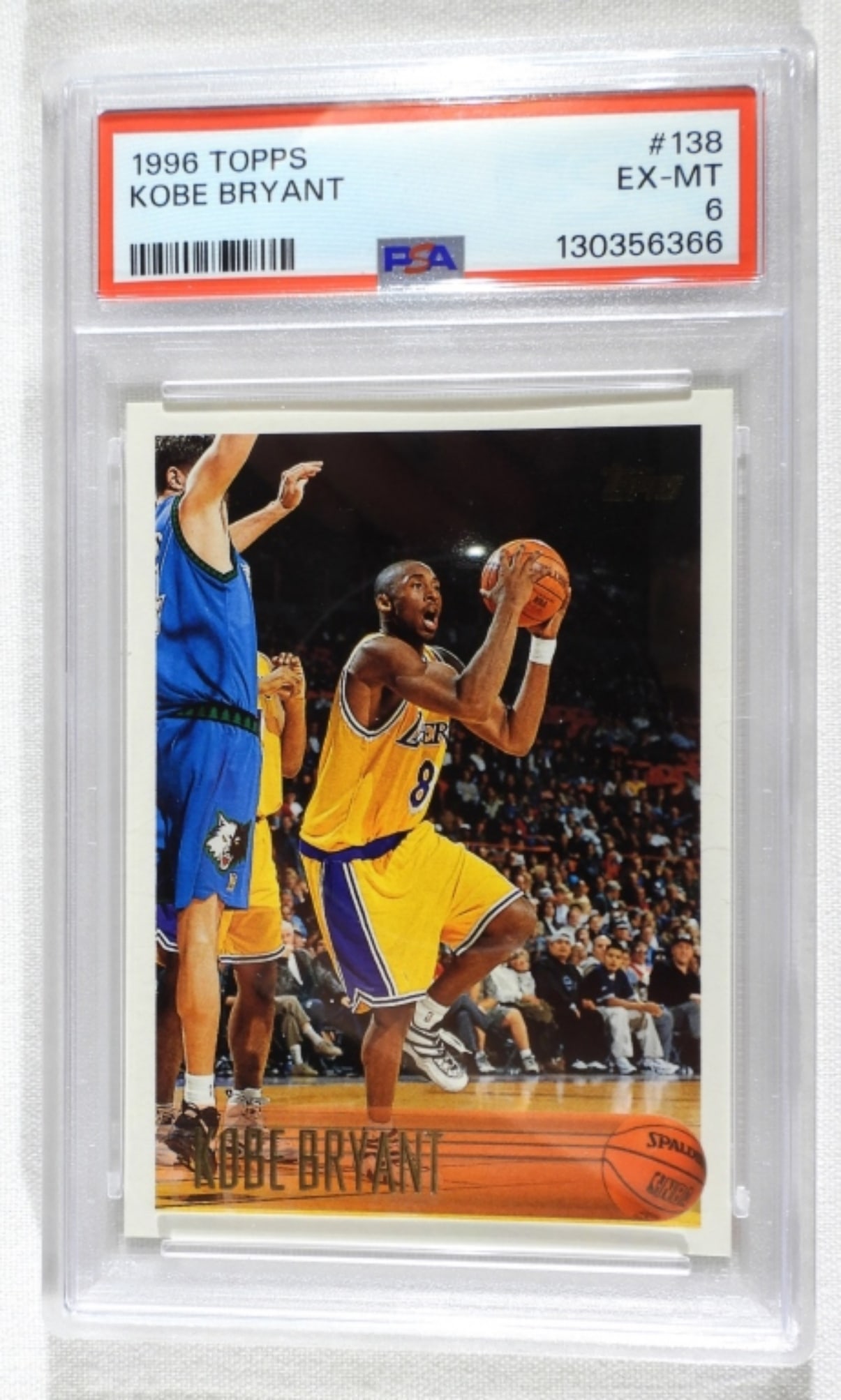 Graded Kobe Bryant #138 1996 (1 of 2)