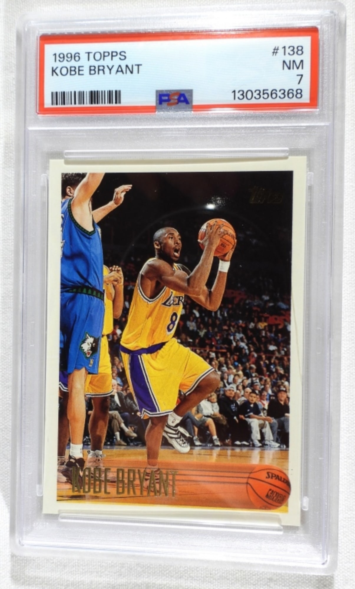 Graded Kobe Bryant #138 1996 (1 of 2)