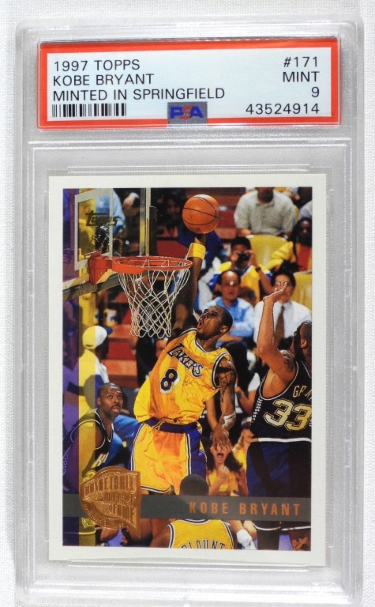 Graded 1997 Kobe Bryant #171 (1 of 2)