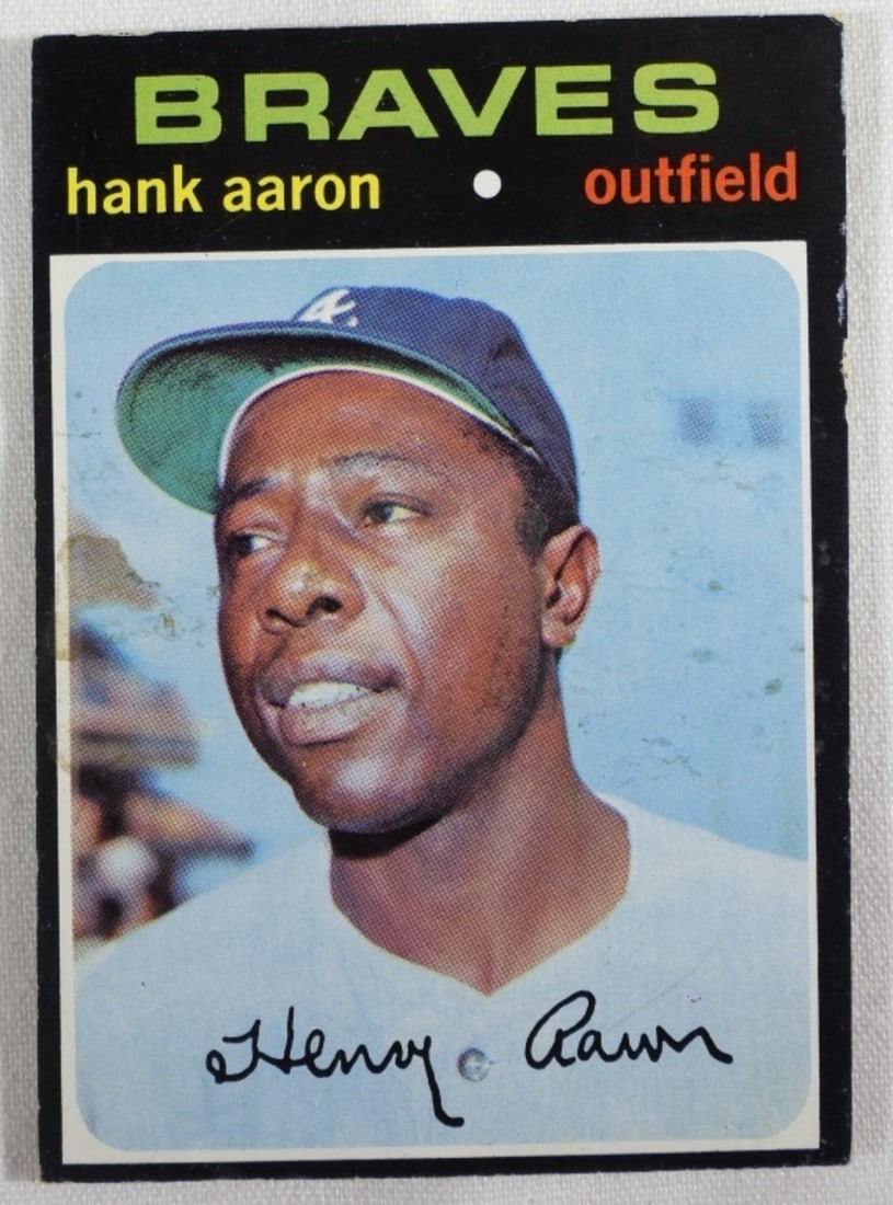 Braves TOPPS #400 Hank Aaron G-VG (1 of 2)