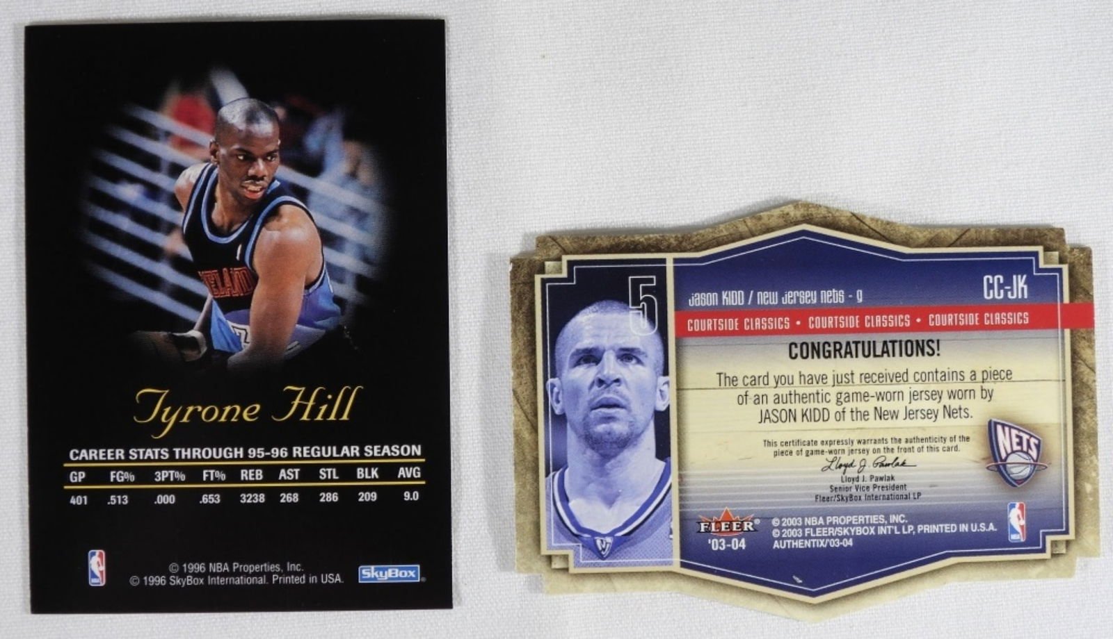 (2) Basketball Cards - 2